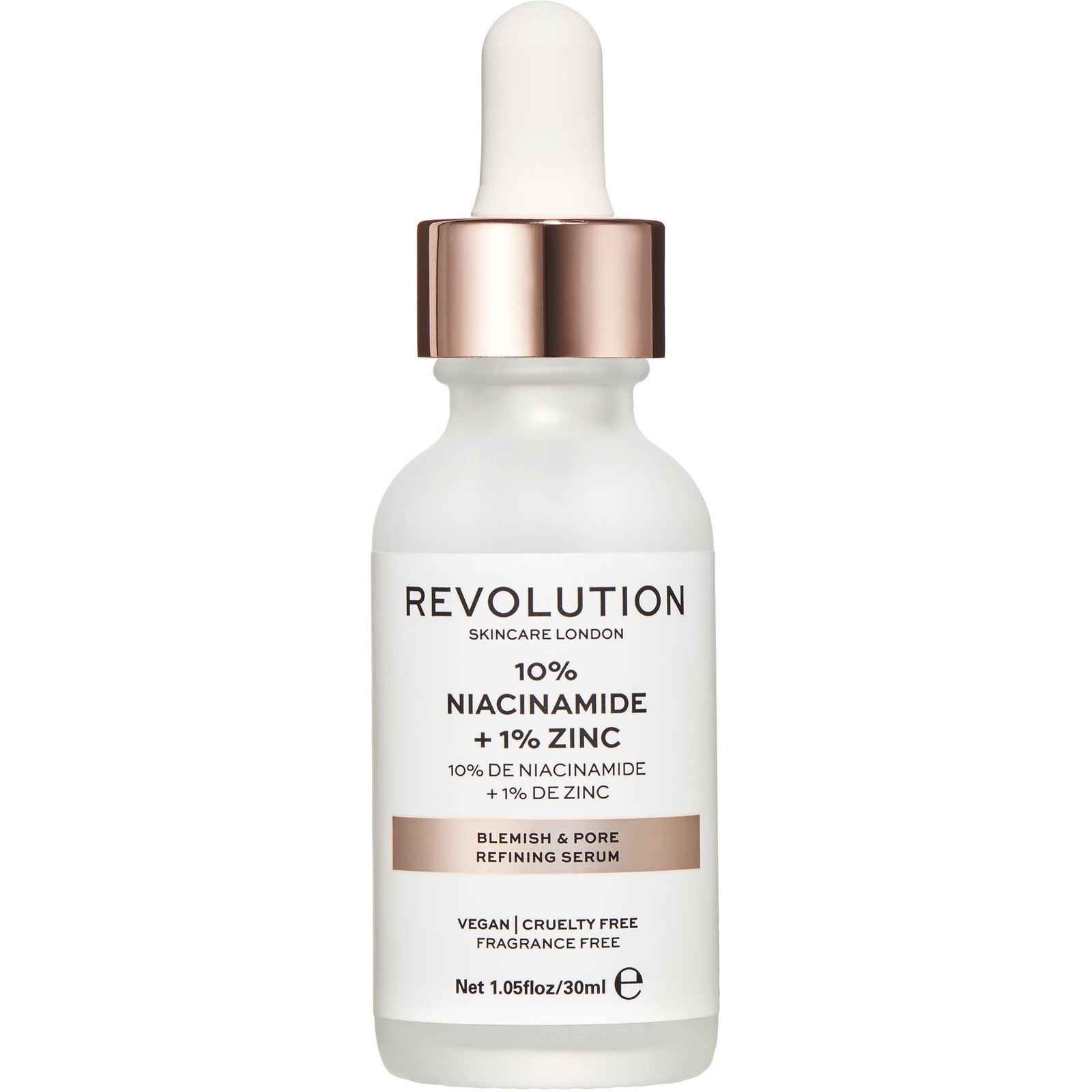 REVOLUTION SKINCARE Blemish and Pore Refining Serum - 10% Niacinamide + 1% Zinc 30 ml (5057566631396)