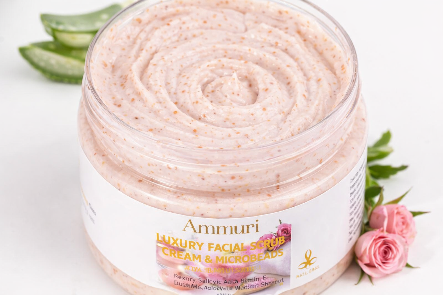 Ammuri Skincare Retinol Facial Scrub - Exfoliating Cream