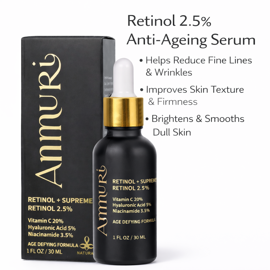 Ammuri Pro-Retinol 2.5% Face Serum - Anti Aging Retinol Serum