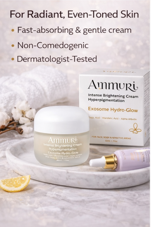 Ammuri Intense Lightening Skin Cream – Brightening for Bikini, Underarms & Sensitive Areas (50g)