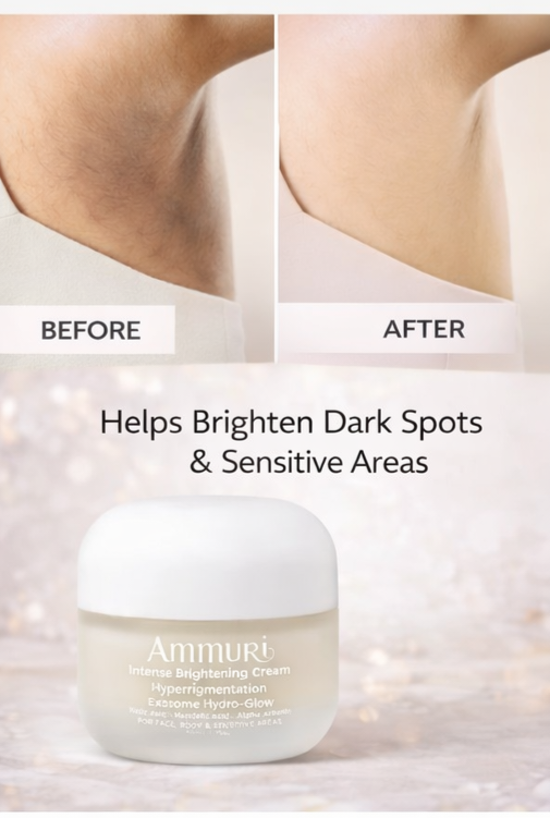 Ammuri Intense Lightening Skin Cream – Brightening for Bikini, Underarms & Sensitive Areas (50g)